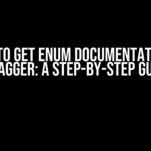 How to get enum documentation in Swagger: A Step-by-Step Guide