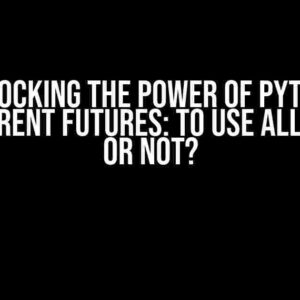 Unlocking the Power of Python Concurrent Futures: To Use ALL vCores or Not?