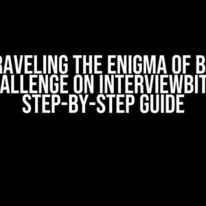 Unraveling the Enigma of Bead Challenge on InterviewBit: A Step-by-Step Guide